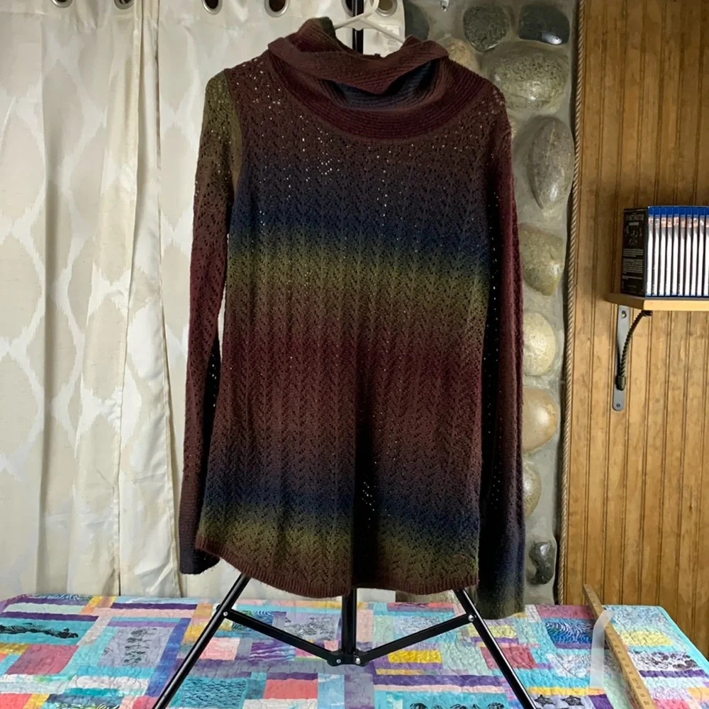 Royal Robbin’s Women’s Medium Knit Cowl Neck Pullover Sweater - Picture 1 of 6